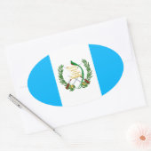 Guatemala Ovale Sticker (Envelop)