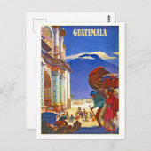 Guatemala, peuple, carte postale voyage vintage (Devant / Derrière)