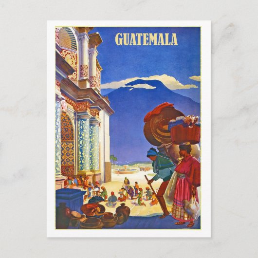 Guatemala, peuple, carte postale voyage vintage (Devant)