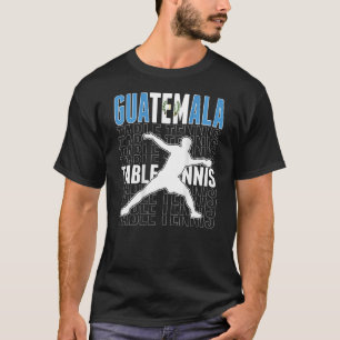 Guatemala pingpong Guatemalaanse Tennis Suppo T-shirt