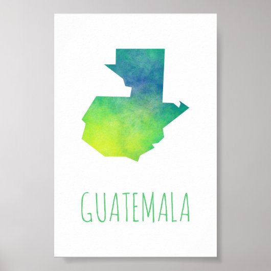 Guatemala Poster (Voorkant)