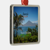 Guatemala, Prettig kerstfeest, Metalen Ornament (Rechts)