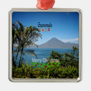 Guatemala, Prettig kerstfeest, Metalen Ornament
