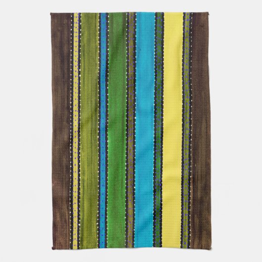 Guatemala Rainbow 6 Kitchen Towel Theedoek (Verticaal)