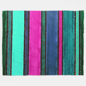 Guatemala Rainbow Fleece Blanket (Voorkant (Horizontaal))