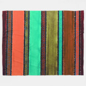 Guatemala Rainbow Fleece Blanket (Voorkant (Horizontaal))