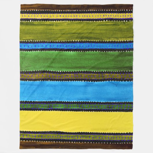 Guatemala Rainbow Fleece Blanket (Voorkant)