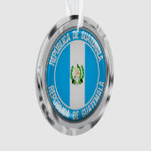 Guatemala Round Emblem Ornament (voorkant)