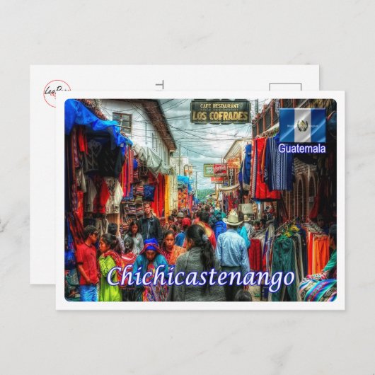 Guatemala - Santo Tomás Chichicastenango - Briefkaart (Voorkant / Achterkant)
