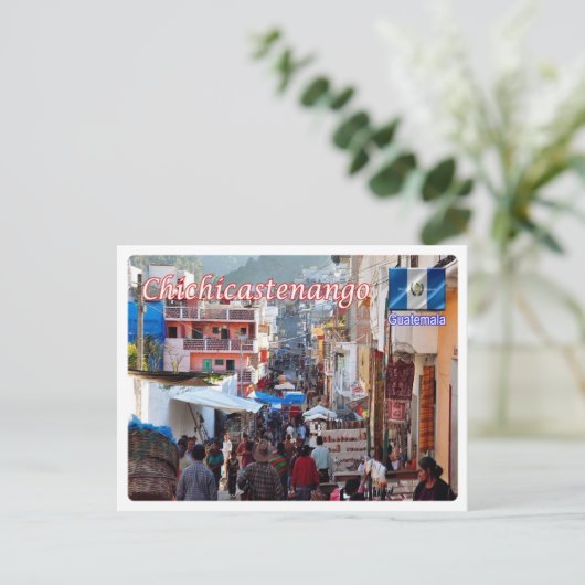 Guatemala - Santo Tomás Chichicastenango - Briefkaart (Staand voorkant)