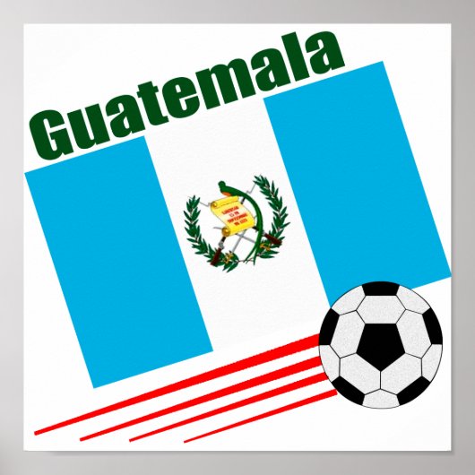 Guatemala Soccer Team Poster (Voorkant)