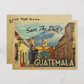 Guatemala sparen de Datum  Briefkaarten (Voorkant / Achterkant)