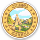 Guatemala Sticker (Voorkant)