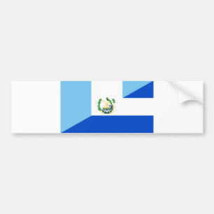 guatemala - symbool van de halve vlag van salvador bumpersticker