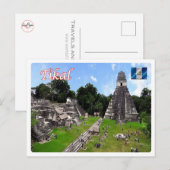 Guatemala - Tikal Mayan - Ruins - Briefkaart (Voorkant / Achterkant)