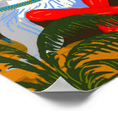 Guatemala tikal reisposter sticker muurkunst poster (Hoek)