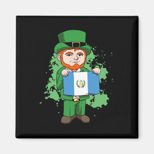 Guatemala Trots Guate Vlag St. Patricks Dag Leprec Magneet