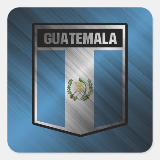Guatemala Vierkante Sticker (Voorkant)