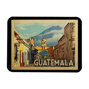 Guatemala Vintage Travel Magneet