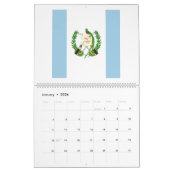 Guatemala-vlag Emblem Kalender (Jan 2026)