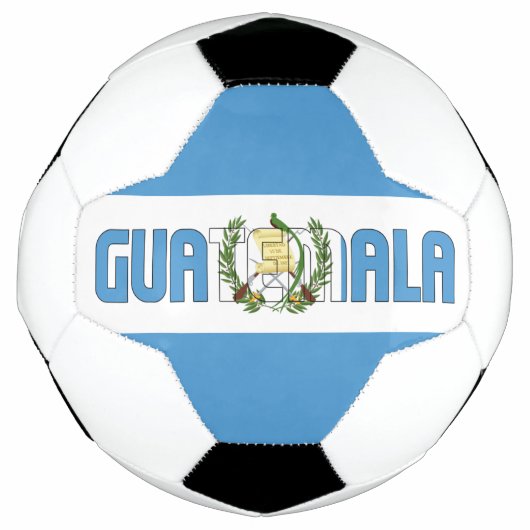 Guatemala Vlag Patriotic  Voetbal (Voorkant)