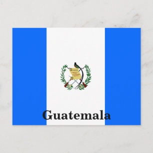  Guatemala Vlag Reizen Toerisme Briefkaart