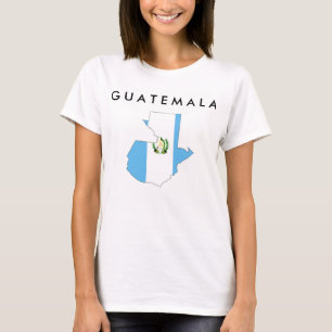 guatemala vlag : vorm silhouet symbool t-shirt