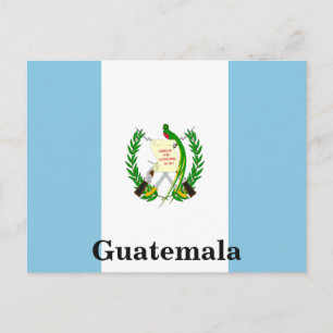  Guatemala Vlagreizen Toerisme Briefkaart