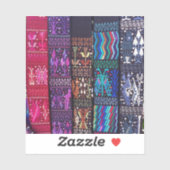 Guatemalan textile designs sticker (Vel)