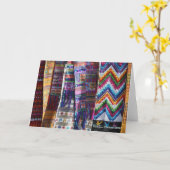 Guatemalan Weaving Kaart (Gele Bloem)