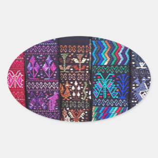 Guatemala's prachtige ontwerp ovale sticker