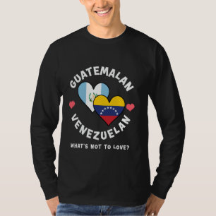 Guatemalteeks Venezolaans Wat Is Er Niet Leuk Hart T-shirt