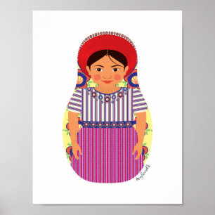 Guatemalteekse Matryoshka Poster