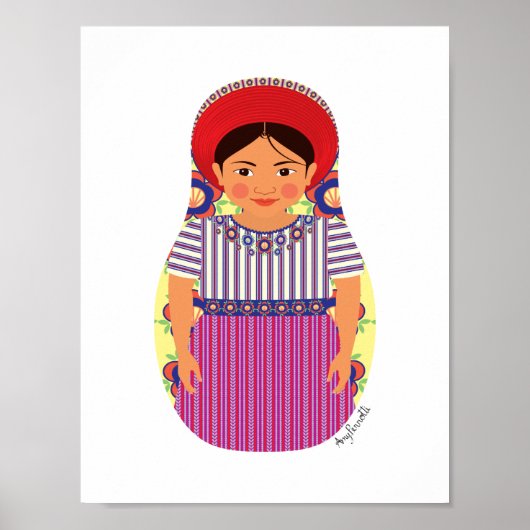 Guatemalteekse Matryoshka Poster (Voorkant)