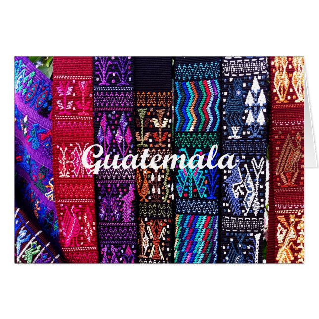 Guatemalteekse textieldesign. (Voorkant Horizontaal)
