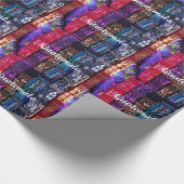 Guatemalteekse textieldesign. cadeaupapier (Hoek)