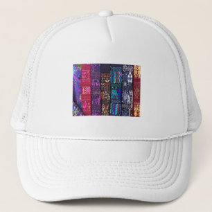 Guatemalteekse textieldesign trucker pet