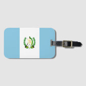 Guatemalteekse vlag bagagelabel (Voorkant (horizontaal))