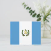 Guatemalteekse vlag briefkaart (Staand voorkant)