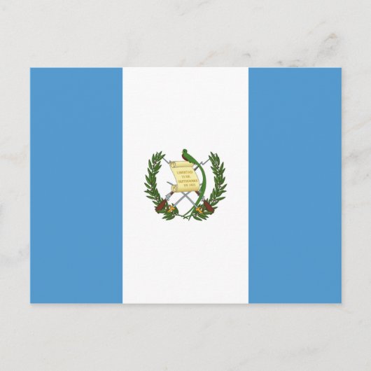 Guatemalteekse vlag briefkaart (Voorkant)