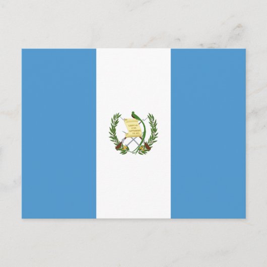 Guatemalteekse vlag briefkaart (Voorkant)