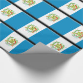 Guatemalteekse vlag cadeaupapier (Hoek)