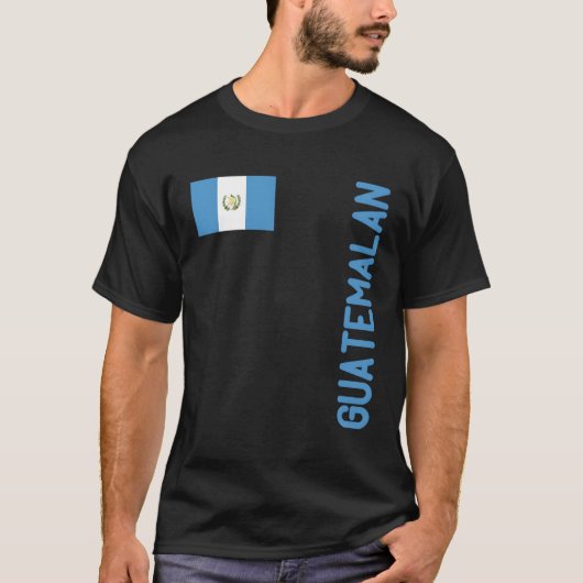 Guatemalteekse vlag en Guatemala roet T-shirt (Voorkant)