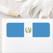 Guatemalteekse vlag etiket (Insitu)