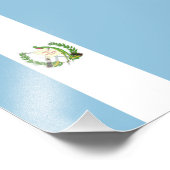 Guatemalteekse vlag foto afdruk (Hoek)