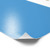 Guatemalteekse vlag foto afdruk (Hoek)