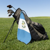 Guatemalteekse vlag  golfhanddoek (Groen)