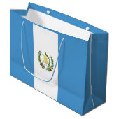 Guatemalteekse vlag groot cadeauzakje (Voorkant Gekanteld)