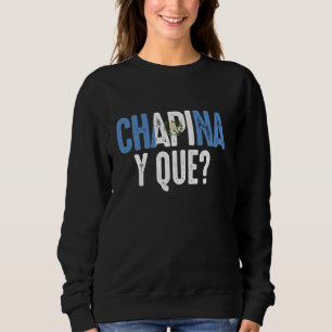 Guatemalteekse vlag Guatemala Camiseta Chapina Muj Trui
