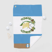 Guatemalteekse vlag & Guatemala monogrammed Golf h Golfhanddoek (Insitu)